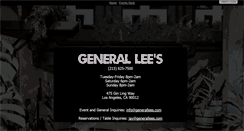 Desktop Screenshot of generallees.com